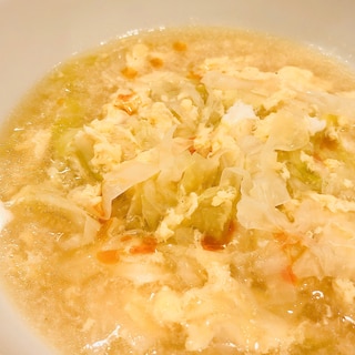 キャベツがたっぷり食べられる♡中華スープ